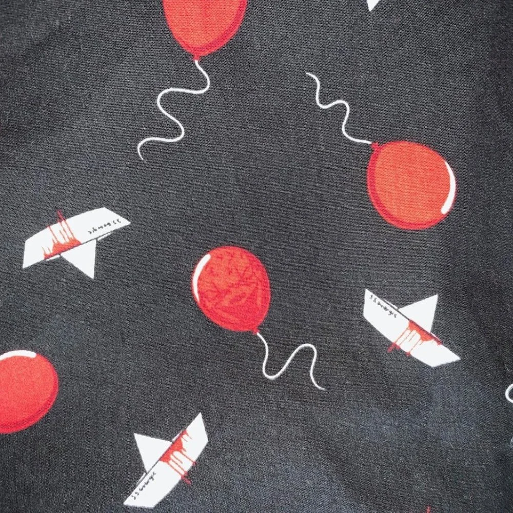 IT Chapter Two II 2 Button Up Down Shirt Men's Small Pennywise the Clown float - Picture 3 of 5